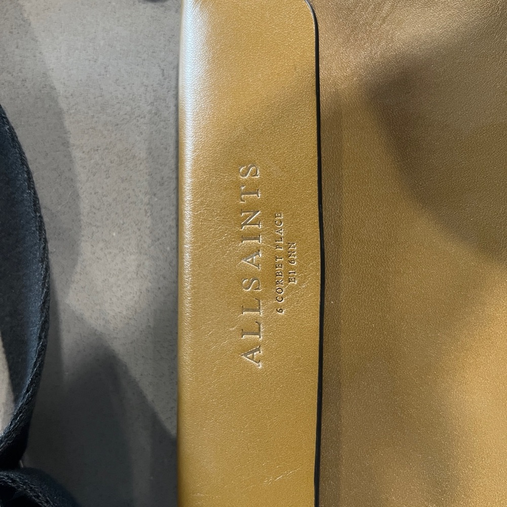All Saints Leather Belt Bag